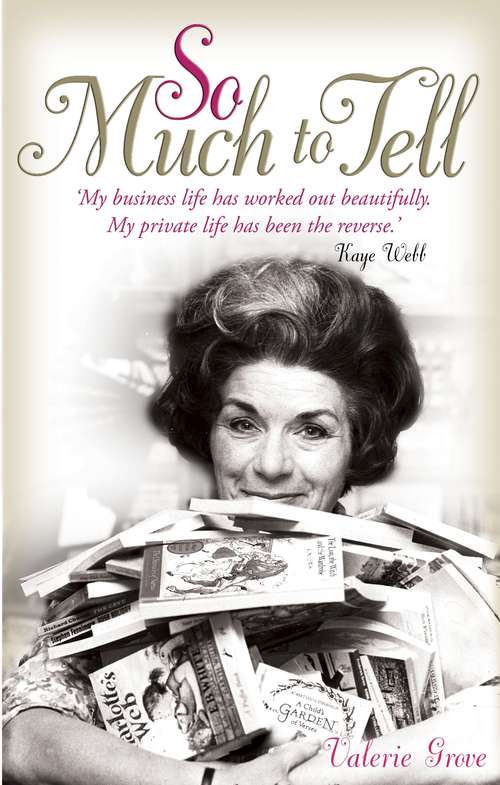 Book cover of So Much To Tell
