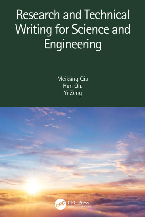 Book cover of Research and Technical Writing for Science and Engineering