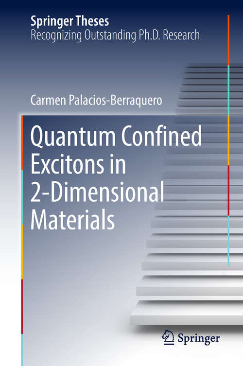 Book cover of Quantum Confined Excitons in 2-Dimensional Materials