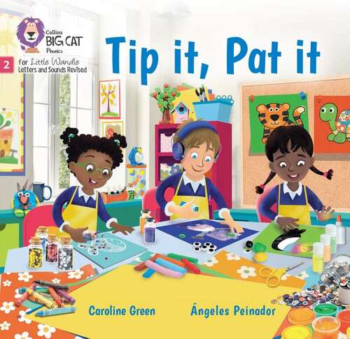 Book cover of Tip It, Pat It: Phase 2 Set 2 Blending Practice