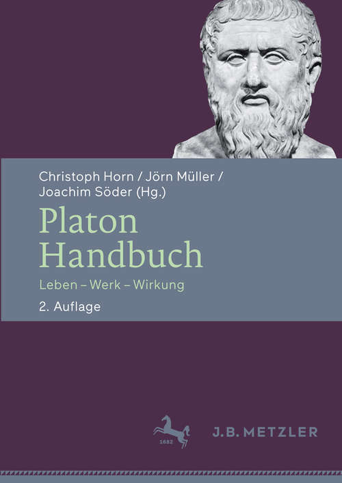 Book cover of Platon-Handbuch: Leben – Werk – Wirkung