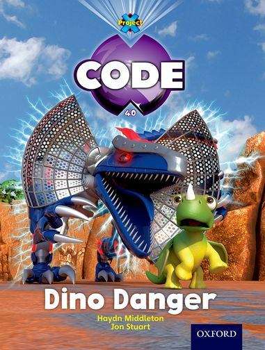 Book cover of Dino Danger, Level 8