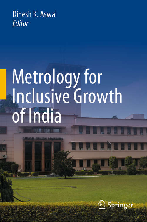 Book cover of Metrology for Inclusive Growth of India (1st ed. 2020)