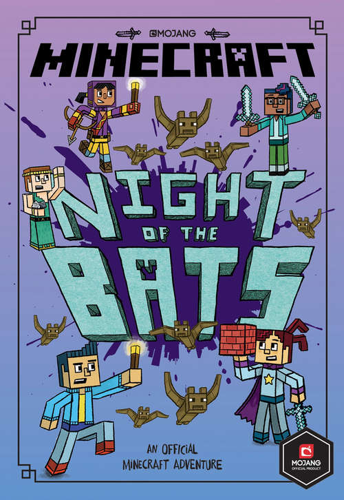 Book cover of Minecraft: Night of the Bats (A\stepping Stone Book(tm) Ser.)