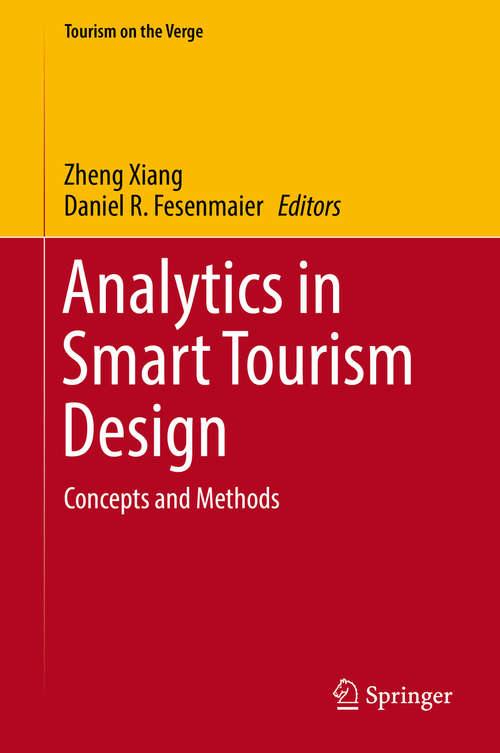 Book cover of Analytics in Smart Tourism Design: Concepts and Methods (Tourism on the Verge)