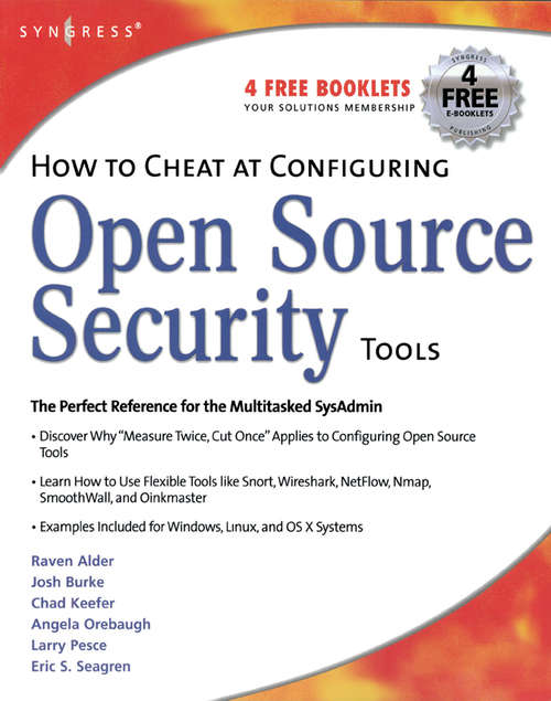 Book cover of How to Cheat at Configuring Open Source Security Tools (How to Cheat)