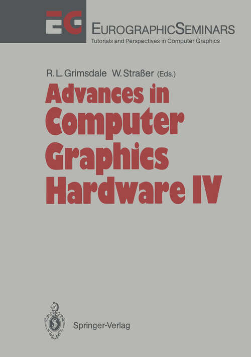 Book cover of Advances in Computer Graphics Hardware IV (1991) (Focus on Computer Graphics)