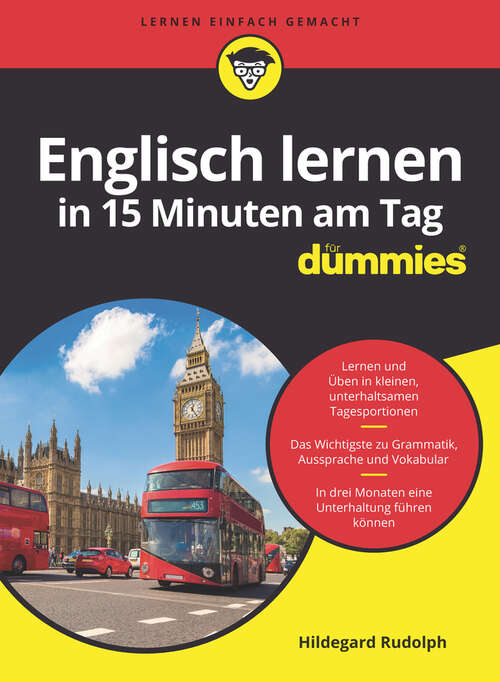 Book cover of Englisch lernen in 15 Minuten am Tag für Dummies (Für Dummies)