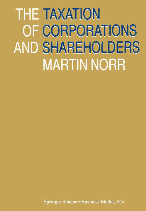 Book cover of The Taxation of Corporations and Shareholders (1982)