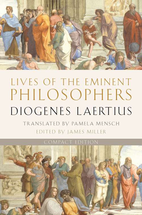 Book cover of Lives of the Eminent Philosophers: Compact Edition