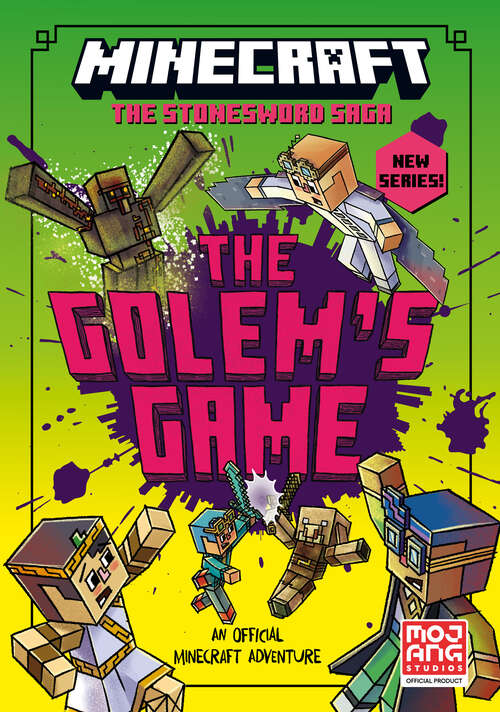 Book cover of MINECRAFT: The Golem’s Game (Stonesword Saga #5)