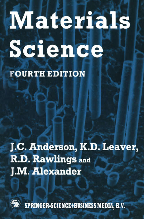 Book cover of Materials Science (4th ed. 1990)
