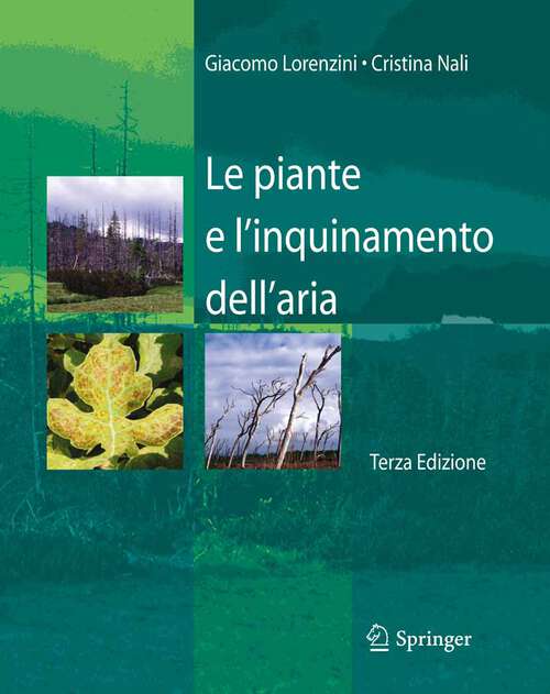 Book cover of Le piante e l'inquinamento dell'aria (3a ed. 2005)