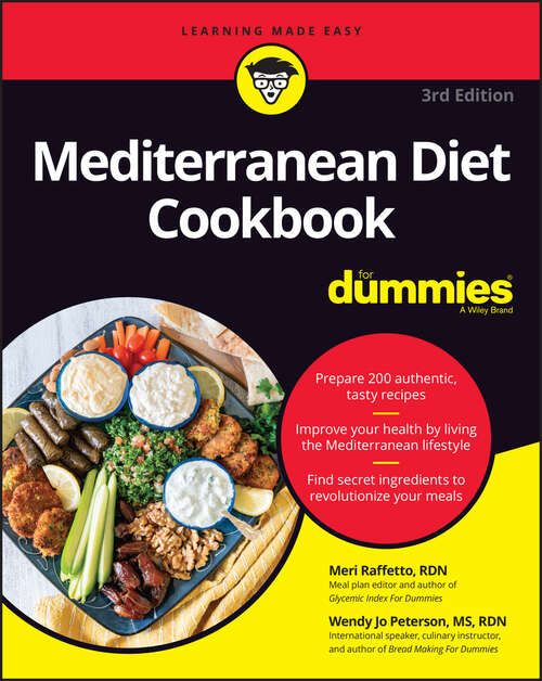 Book cover of Mediterranean Diet Cookbook For Dummies (3)