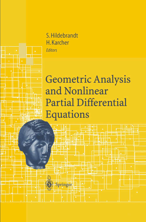 Book cover of Geometric Analysis and Nonlinear Partial Differential Equations (2003)
