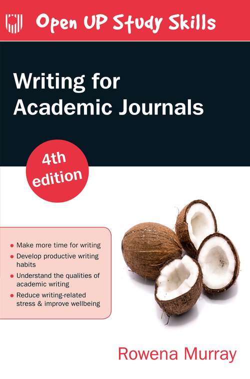 Book cover of Writing for Academic Journals 4e