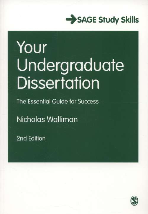 Book cover of Your Undergraduate Dissertation: The Essential Guide For Success (PDF)