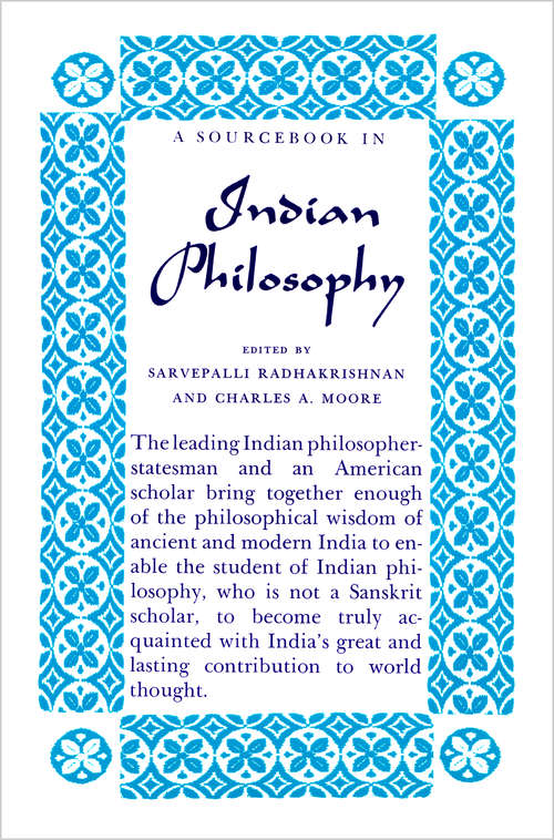 Book cover of A Source Book in Indian Philosophy (PDF)