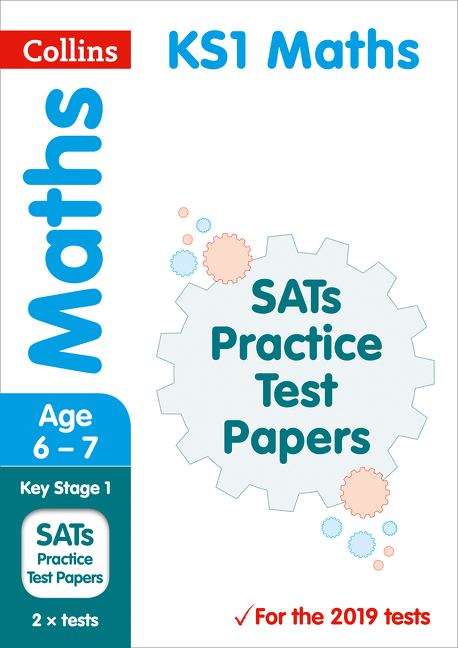 Book cover of KS1 Maths SATs Practice Test Papers: 2019 Tests (PDF) (Collins KS1 SATs Practice Ser.)