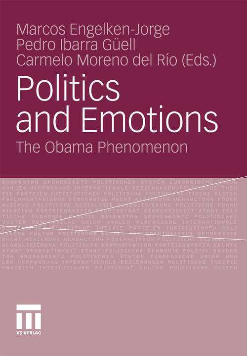 Book cover of Politics and Emotions: The Obama Phenomenon (2011)