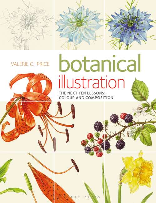 Book cover of Botanical Illustration The Next Ten Lessons: Colour and Composition