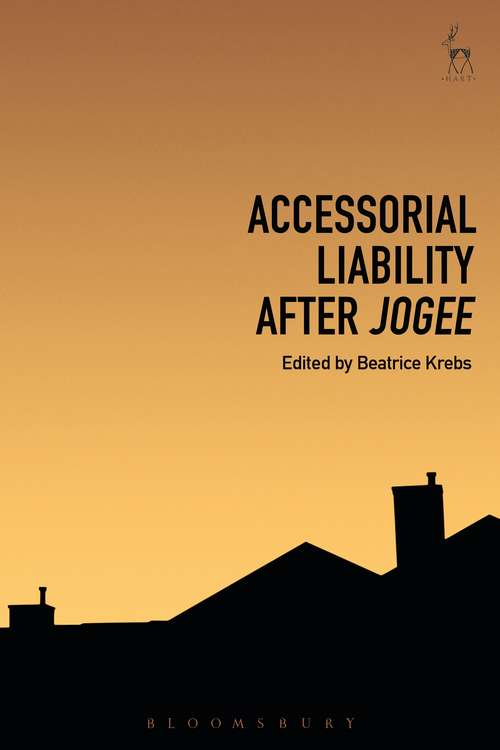 Book cover of Accessorial Liability after Jogee