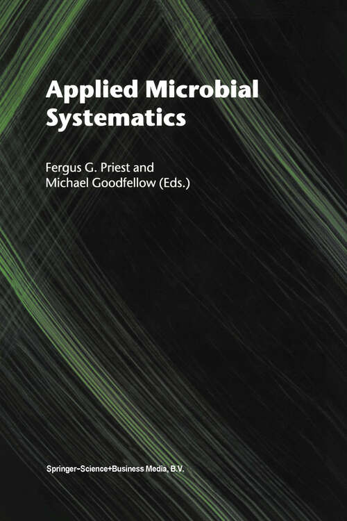 Book cover of Applied Microbial Systematics (2000)