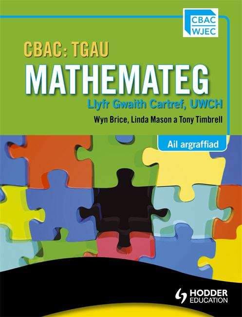 Book cover of WJEC GCSE Maths: Llyfr Gwaith Cartref, UWCH	(2nd Welsh editio (PDF)