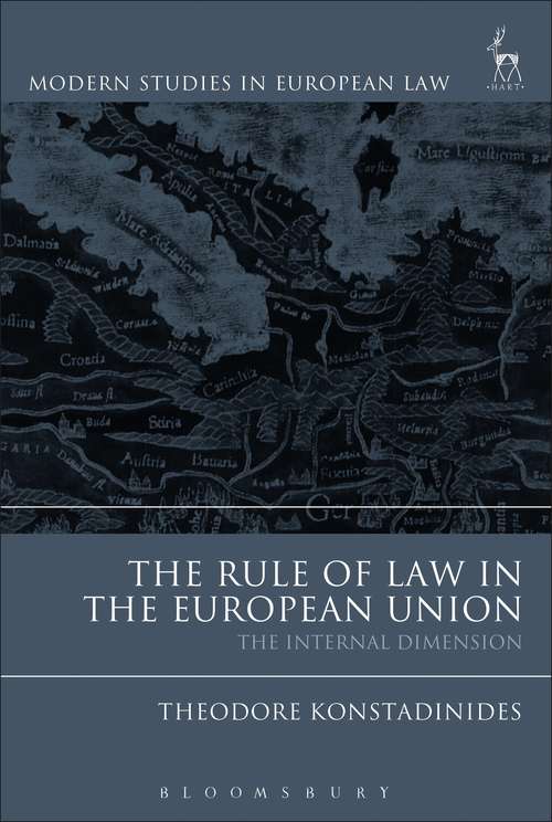 Book cover of The Rule of Law in the European Union: The Internal Dimension (Modern Studies in European Law)