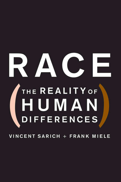 Book cover of Race: The Reality of Human Differences