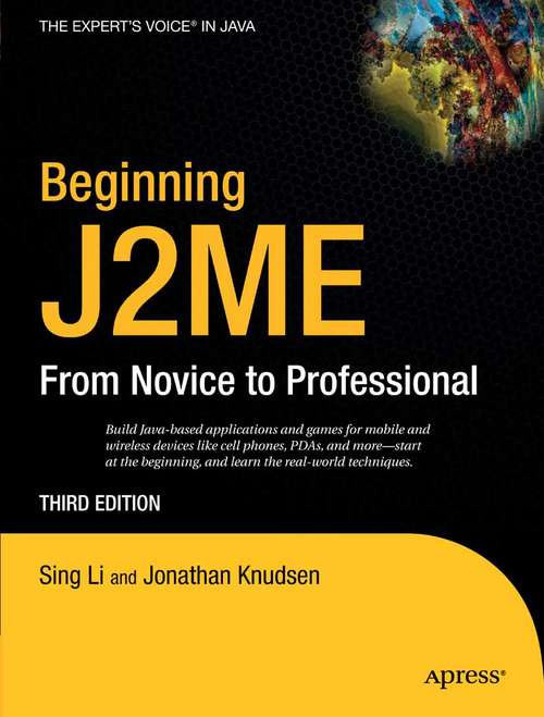 Book cover of Beginning J2ME: From Novice to Professional (3rd ed.)