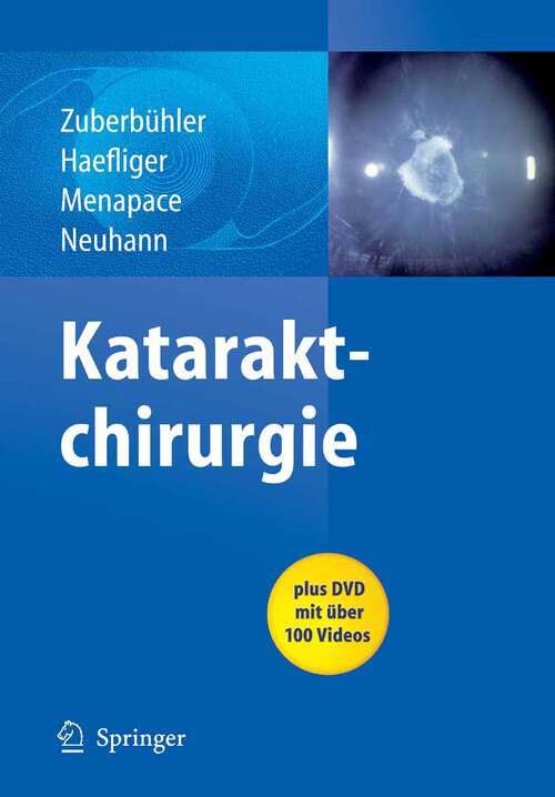 Book cover of Kataraktchirurgie (2008)