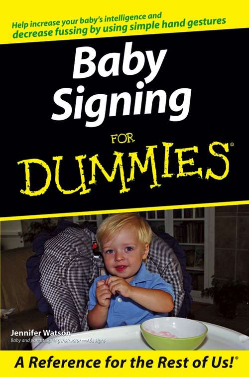 Book cover of Baby Signing For Dummies