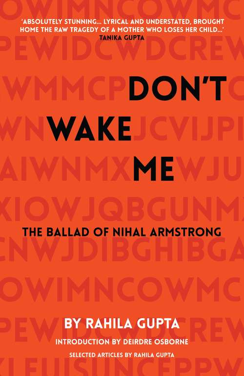 Book cover of Don't Wake Me: The Ballad Of Nihal Armstrong (Oberon Modern Plays)