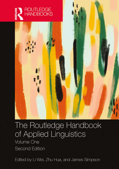 Book cover of The Routledge Handbook of Applied Linguistics (Routledge Handbooks in Applied Linguistics)