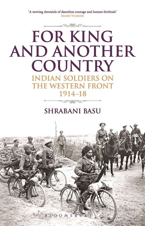 Book cover of For King and Another Country: Indian Soldiers on the Western Front, 1914-18