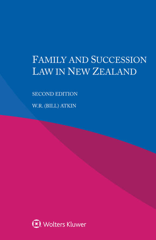 Book cover of Family and Succession Law in New Zealand (2)