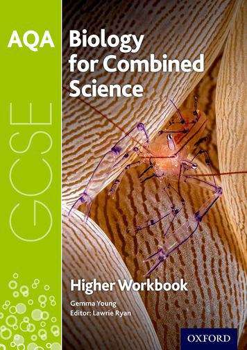 Book cover of Aqa Gcse Biology For Combined Science