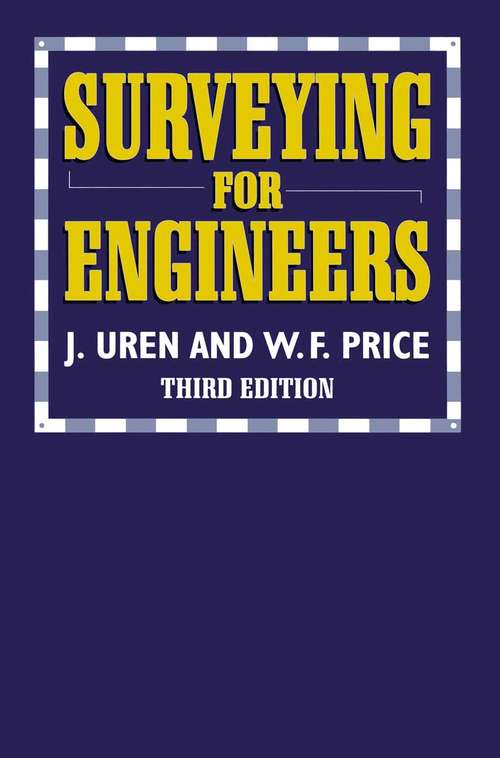 Book cover of Surveying for Engineers (3rd ed. 1994)