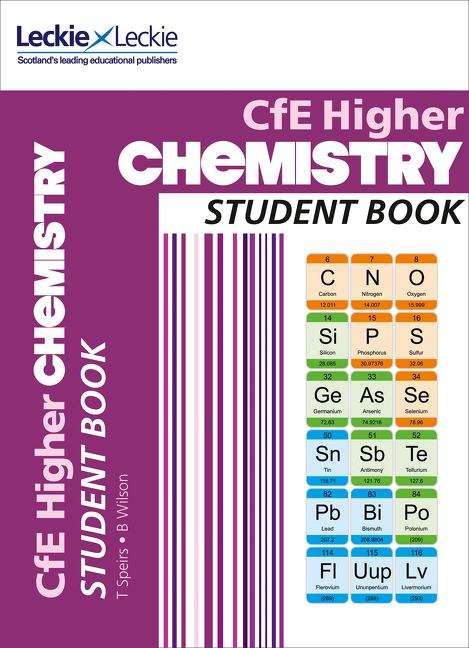 Book cover of CfE Higher Chemistry Student Book (Student Book) (PDF)
