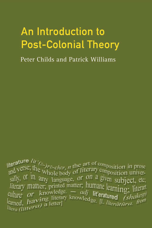 Book cover of An Introduction To Post-Colonial Theory