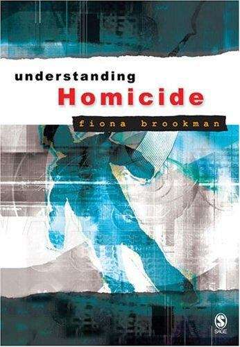 Book cover of Understanding Homicide