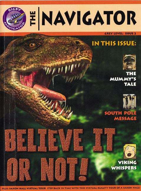 Book cover of Believe It Or Not (PDF) (Rigby Navigator: Grey Level)