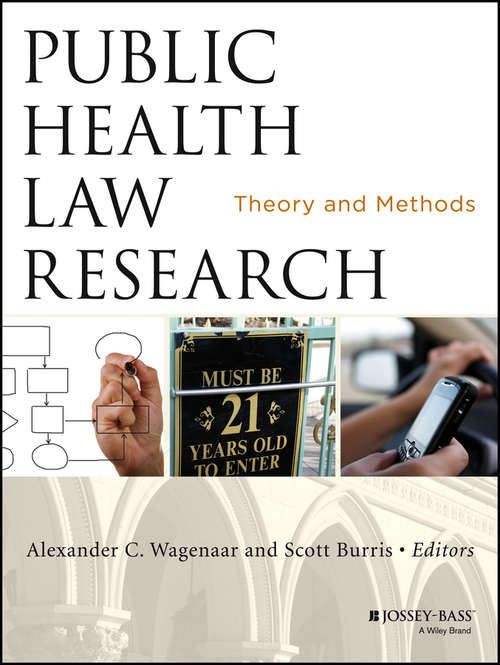 Book cover of Public Health Law Research: Theory and Methods