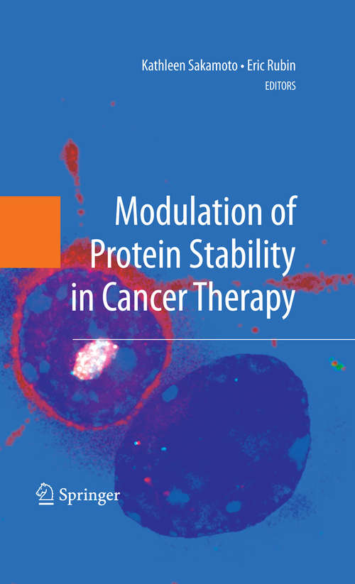 Book cover of Modulation of Protein Stability in Cancer Therapy (2009)