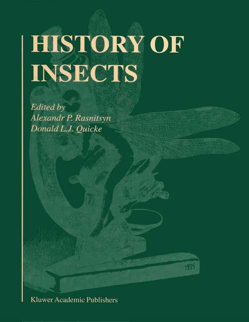 Book cover of History of Insects (2002)