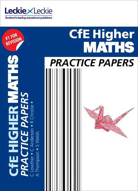 Book cover of CfE Higher Mathematics Practice Papers for SQA Exams (Practice Papers for SQA Exams) (PDF)