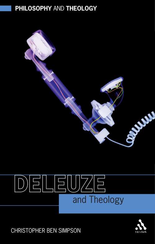 Book cover of Deleuze and Theology (Philosophy and Theology)