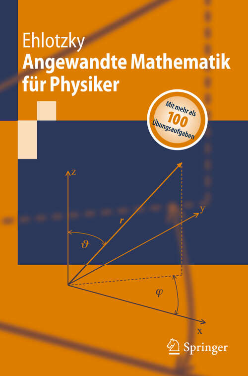 Book cover of Angewandte Mathematik für Physiker (2007)