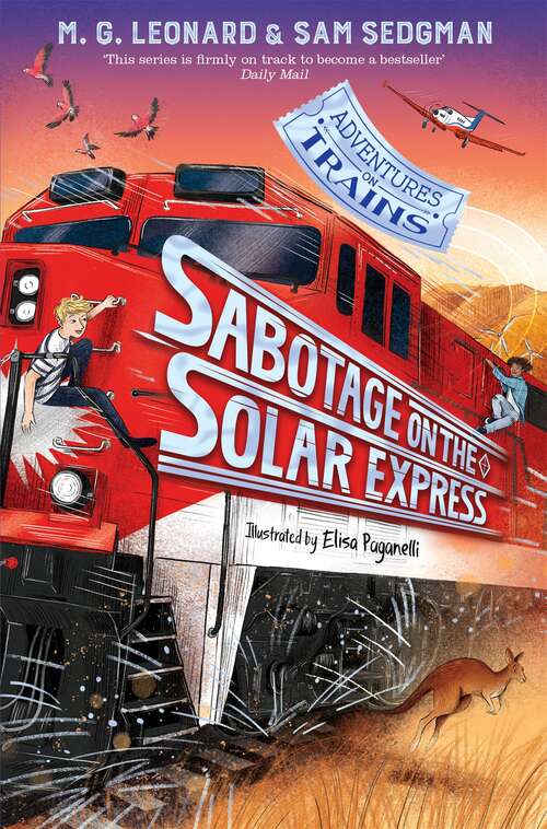 Book cover of Sabotage on the Solar Express (Adventures on Trains #5)